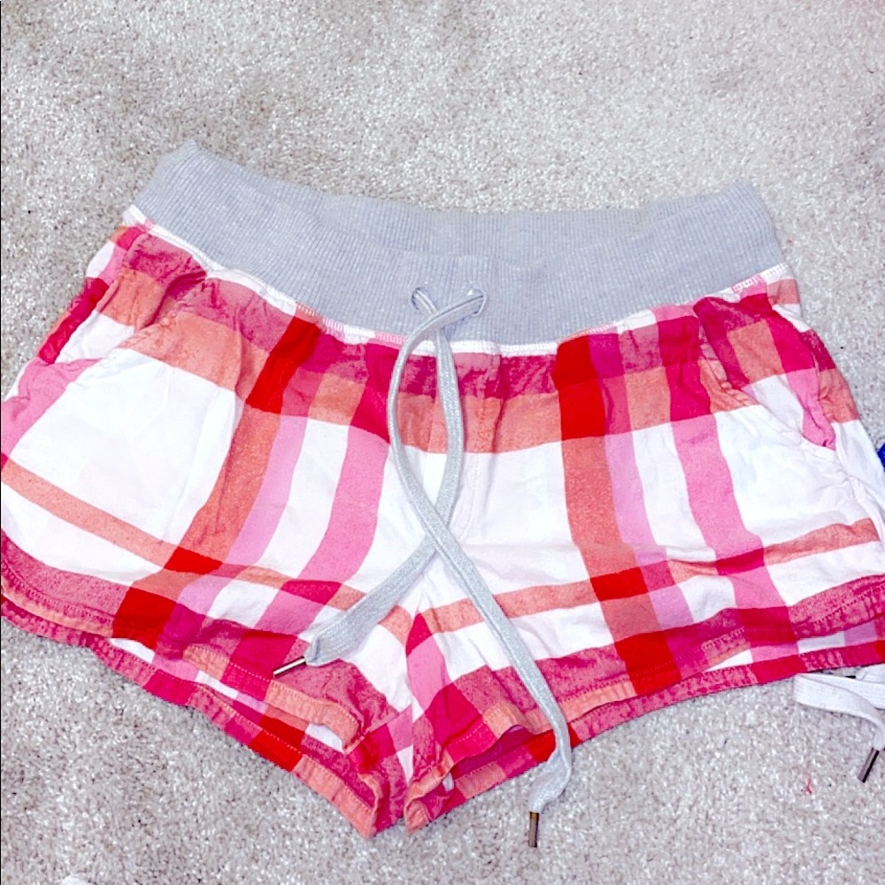 aerie Plaid Pajama Shorts